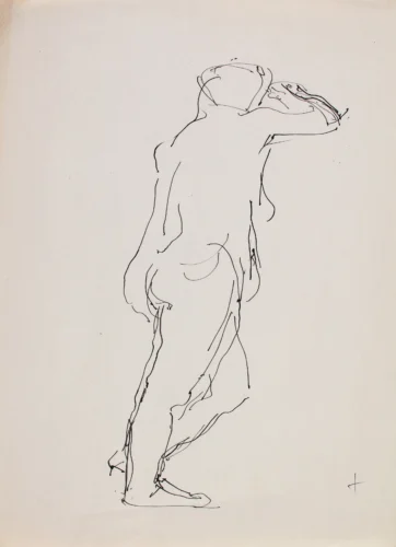 Sketches and Drawings 36 jfatur kroki 3 1972 XL