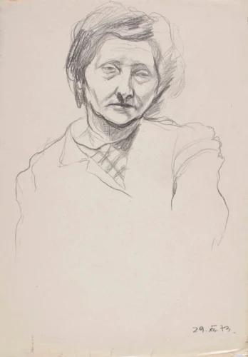 Sketches and Drawings 38 jfatur mama 2 1973 XL