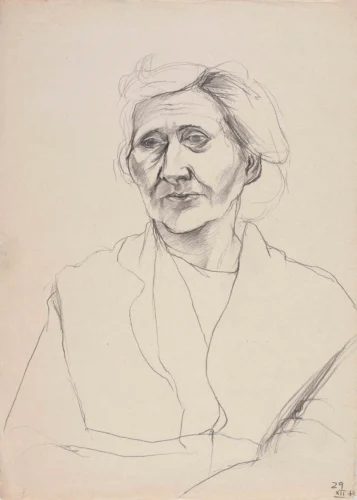 Sketches and Drawings 40 jfatur mama 4 1973 XL