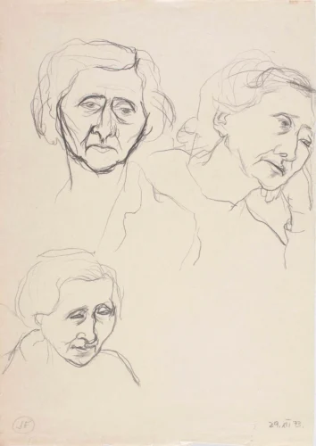 Sketches and Drawings 42 jfatur mama skica 1973 XL