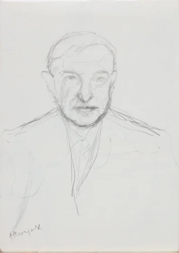 jfatur portret g plevnika 1991 skica1 XL